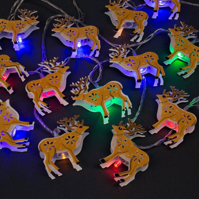 

Новогодняя гирлянда Luazon Нить 20 LED 4м мульти [2388687], Новогодняя гирлянда Luazon Нить 20 LED 4м 2388687 мульти