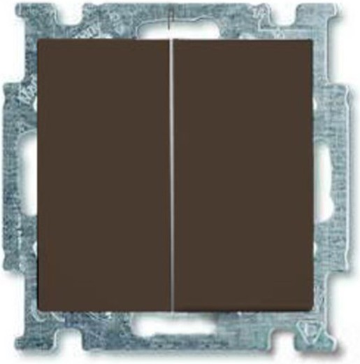 

Выключатель ABB Basic 55 1012-0-2177 шато-черный