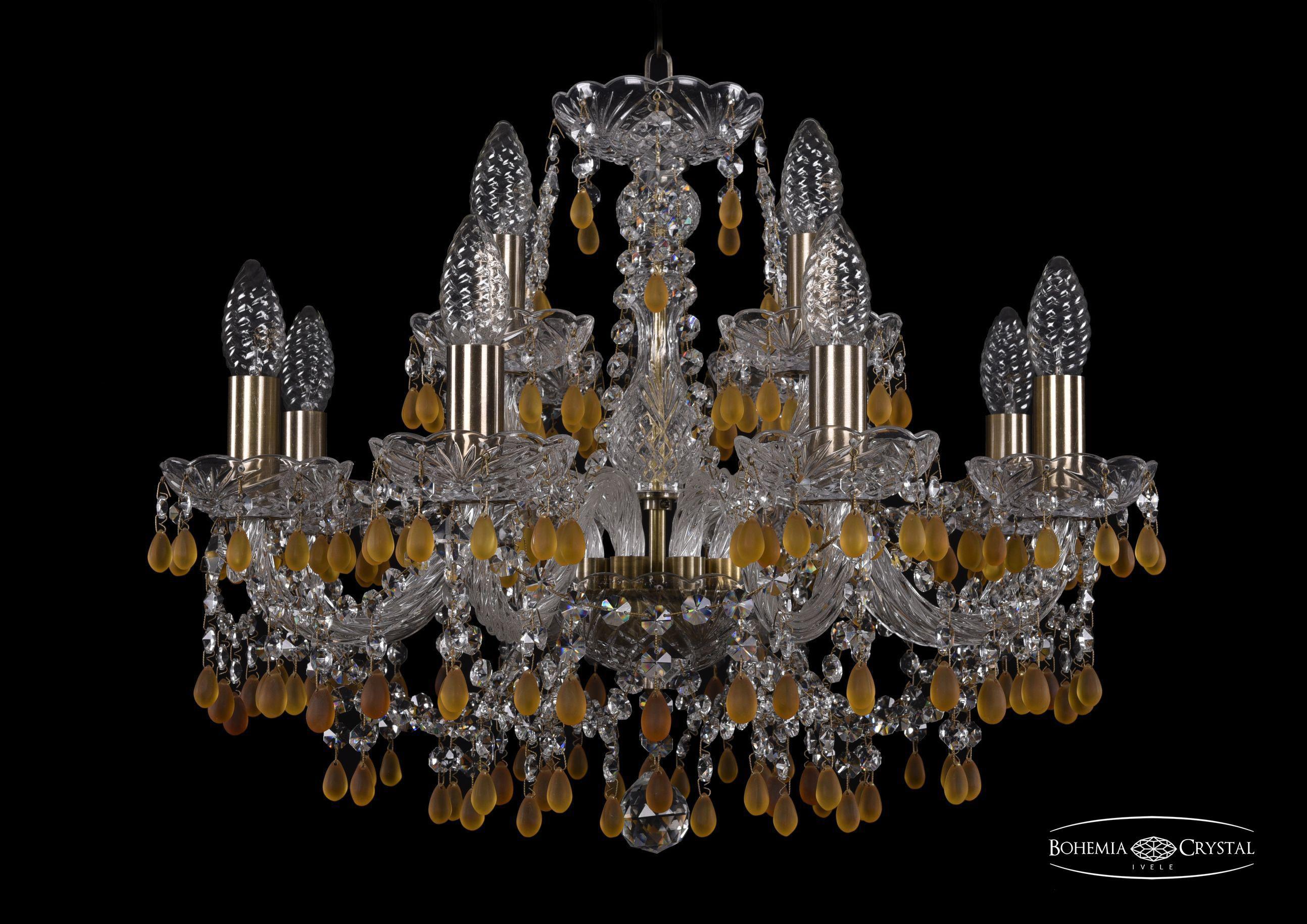 

Подвесная люстра Bohemia Ivele Crystal 1410/8+4/195/Pa/V1003