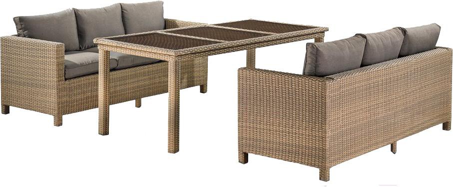 

Комплект садовой мебели Afina garden T365/S65B-W65 Light Brown