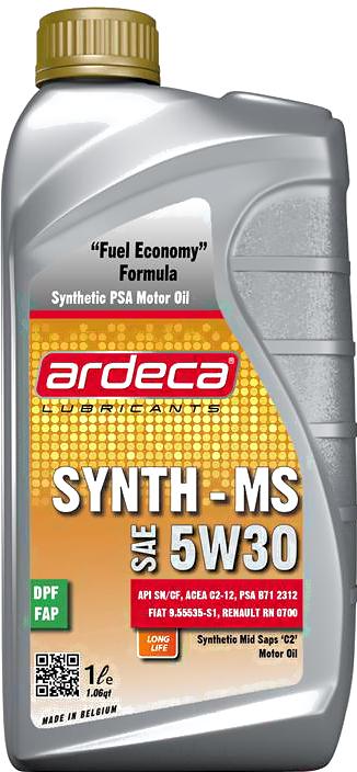 

Моторное масло Ardeca Synth-MS 5W30 1л [ARD010004-001], Synth-MS 5W30 1л