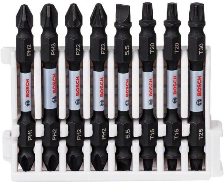 

Набор оснастки Bosch 2.608.522.344, Набор бит Bosch Impact Control PH1/PH2 PH2/PH3 PH2/PZ2(-2-) SL1x5.5 T15/T20(-2-)T25/T 2.608.522.344