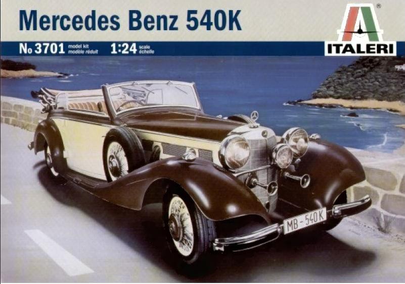 

Сборная модель Italeri Автомобиль Mercedes-Benz 540K [3701], Сборная модель Italeri Автомобиль Mercedes-Benz 540K 3701