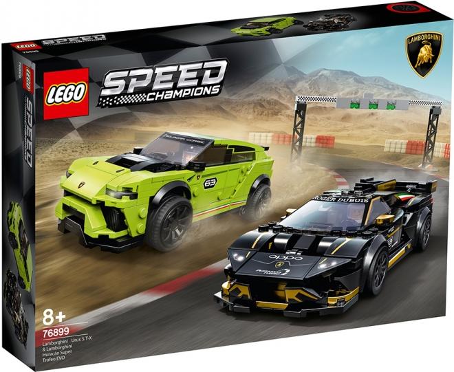 

Конструктор LEGO Speed Champions Lamborghini Urus ST-X и Huracan EVO [76899], Speed Champions Lamborghini Urus ST-X и Huracan EVO