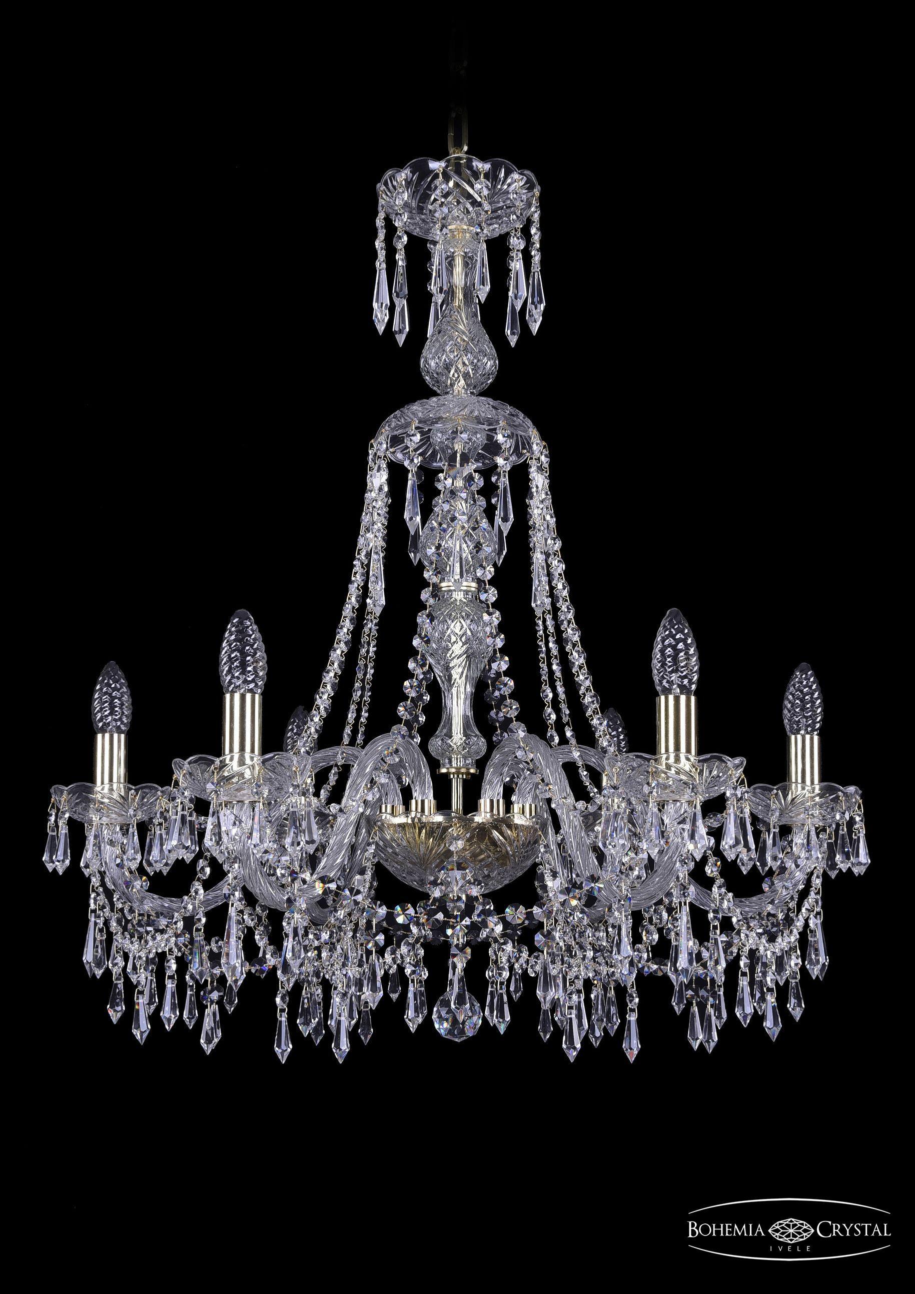 

Подвесная люстра Bohemia Ivele Crystal 1403/6/240/XL-75/G