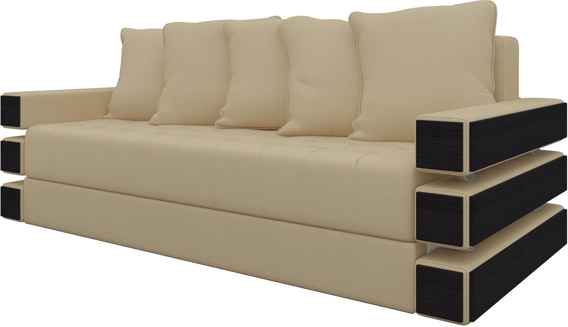 

Диван Mebelico Венеция 65 экокожа бежевый [58349/57791], Диван Mebelico Венеция 65 экокожа 58349/57791 бежевый