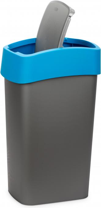 

Мусорное ведро, бак, контейнер Curver Flip Bin 50л голубой [02172-734-00], Мусорный контейнер Curver Flip Bin 50л 02172-734-00 голубой