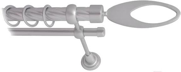 

Карниз Lm Decor Эллипс 178 1р витой 25мм 2.8м сатин, Эллипс 178 1р витой 25мм 2.8м