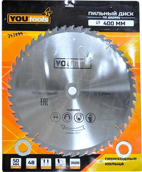

Диск пильный Yourtools Z48 400/50мм, Z48 400/50мм
