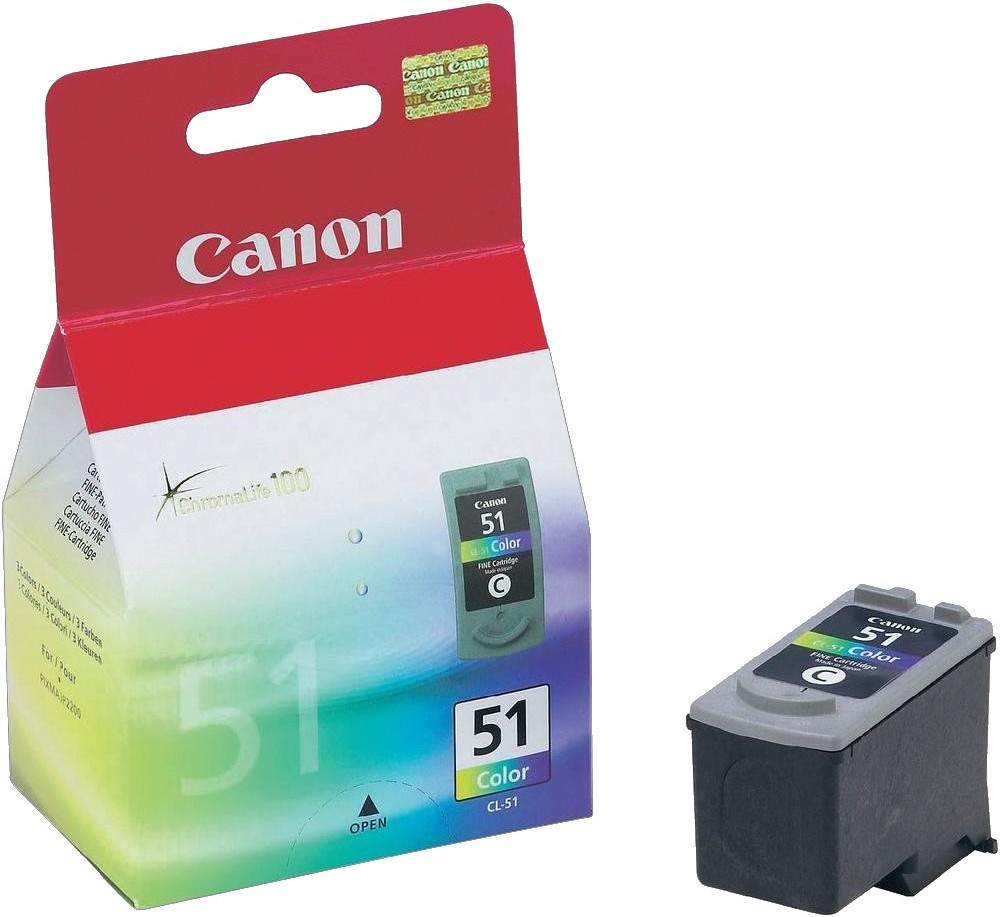 

Струйный картридж Canon CL-51 многоцветный для MP450/150/170/iP6220D/6210D/2200 [0618B001], Картридж Canon CL-51 цветной (0618B001)