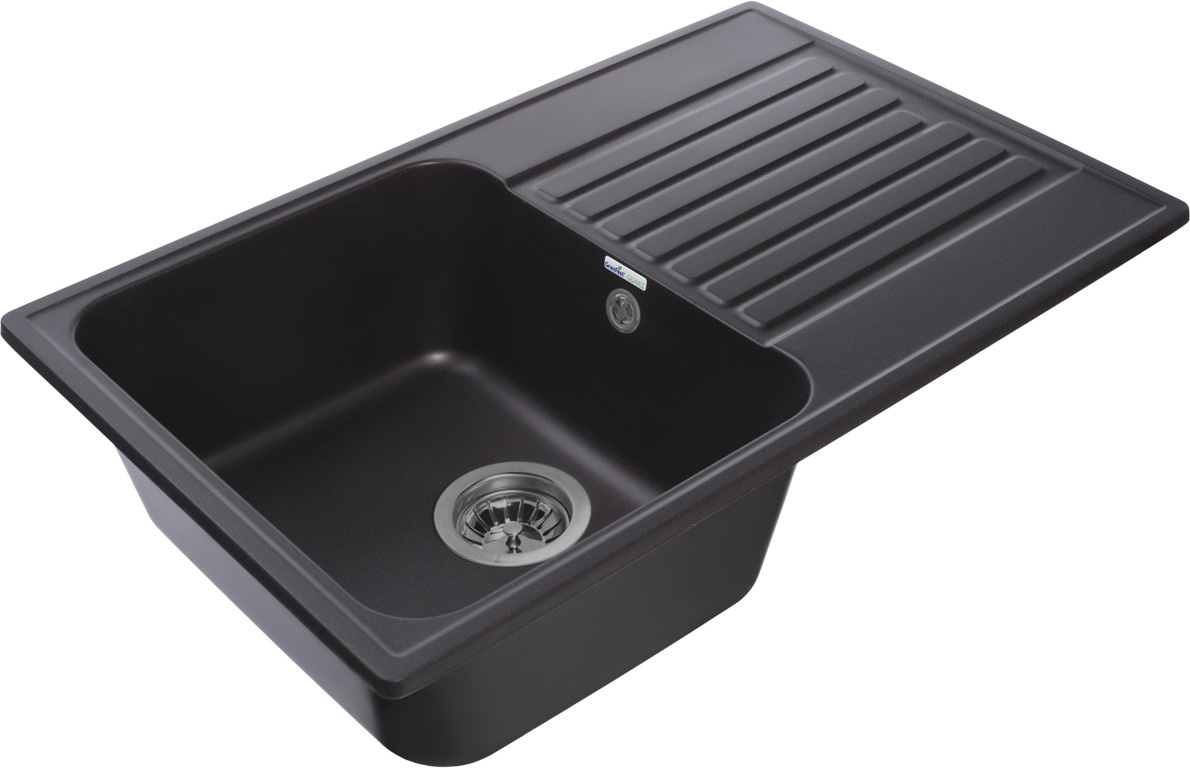 

Мойка кухонная GranFest Quarz GF-Z78 (черный), Кухонная мойка GranFest Quarz GF-Z78 черный