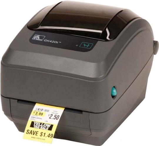 

Термопринтер Zebra GK420t, GK420t
