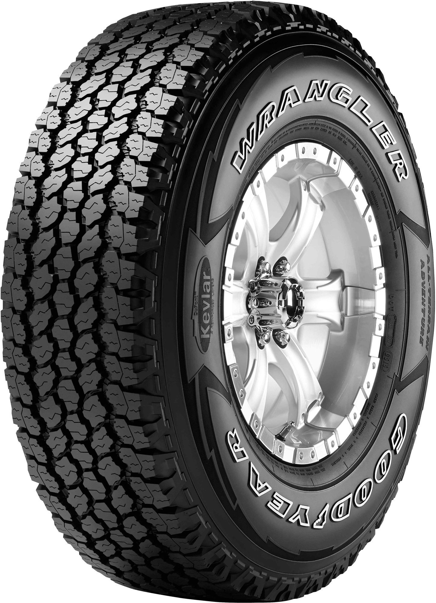 Goodyear Wrangler All-Terrain Adventure 265/75R16 123/120R - фото Автомобильные шины Goodyear Wrangler All-Terrain Adventure 265/75R16 123/120R