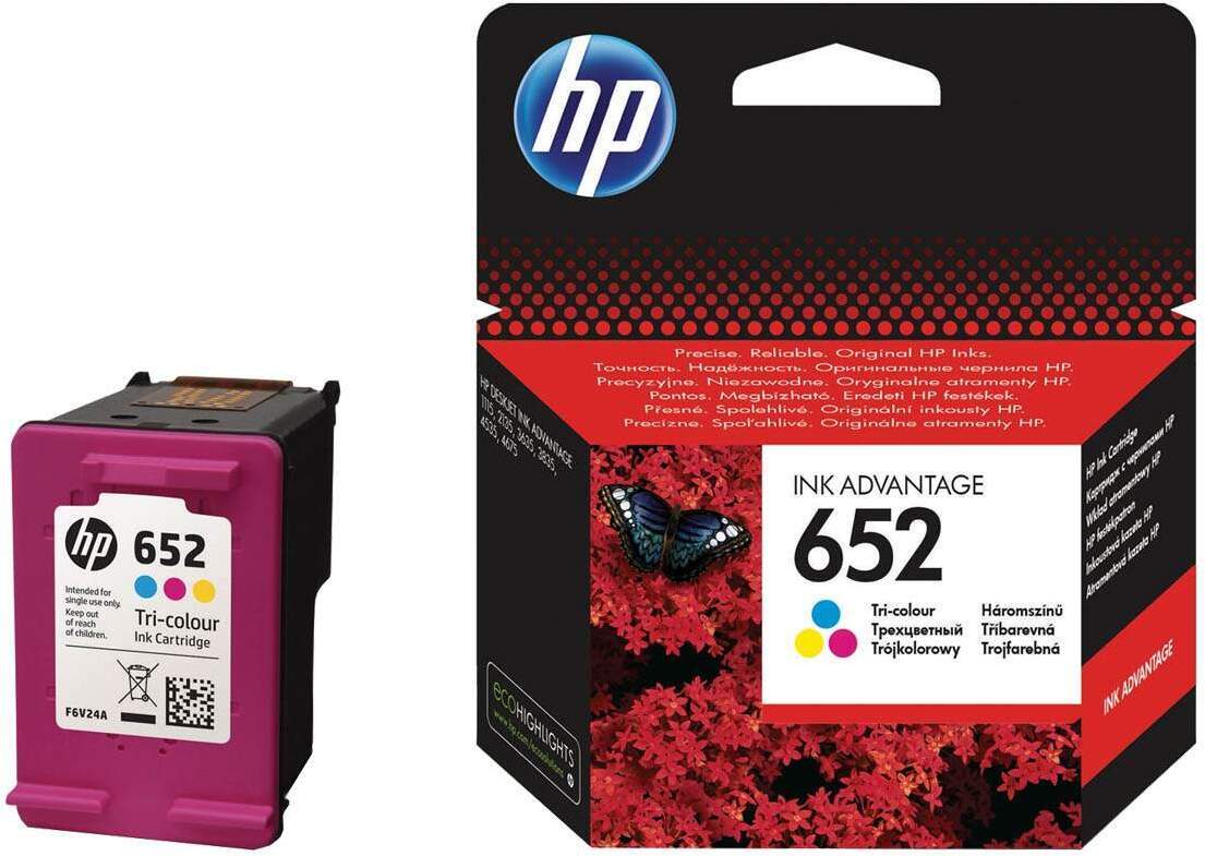 

Картридж для принтера HP 652 (F6V24AE), Картридж HP 652 трехцветный (F6V24AE)