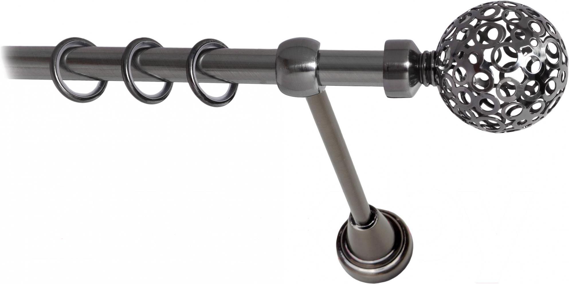 

Карниз Lm Decor Ажур 095 1р гладкий 3м антрацит, Ажур 095 1р гладкий 16мм 3.0м