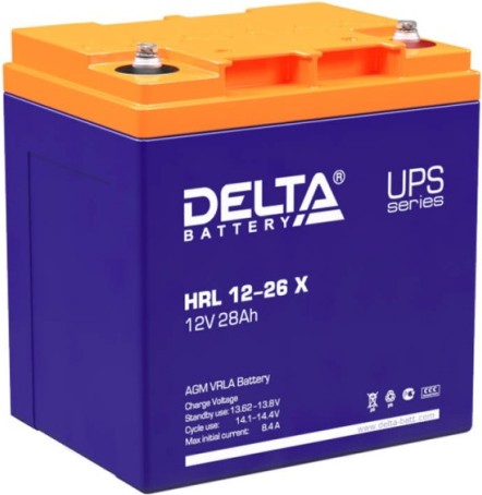 

Аккумулятор для ИБП Delta HRL 12-26(X)