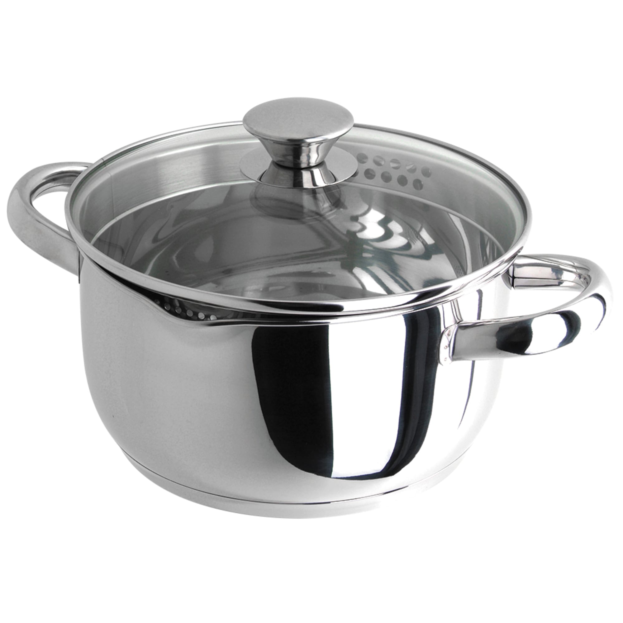 

Кастрюля Regent Inox Cucina 3.3L 20x10.5cm [93-CU-04], Inox Cucina 3.3L 20x10.5cm