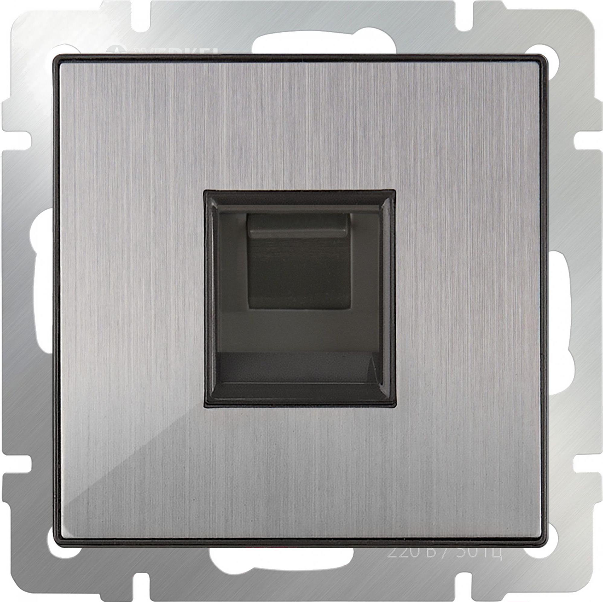 

Розетка Werkel WL02-RJ-45 глянцевый никель [a040409], WL02-RJ-45