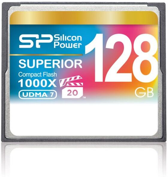 

Карта памяти Silicon-Power CF 128GB 1000X [SP128GBCFC1K0V10], Карта памяти Silicon-Power CF 128GB 1000X SP128GBCFC1K0V10
