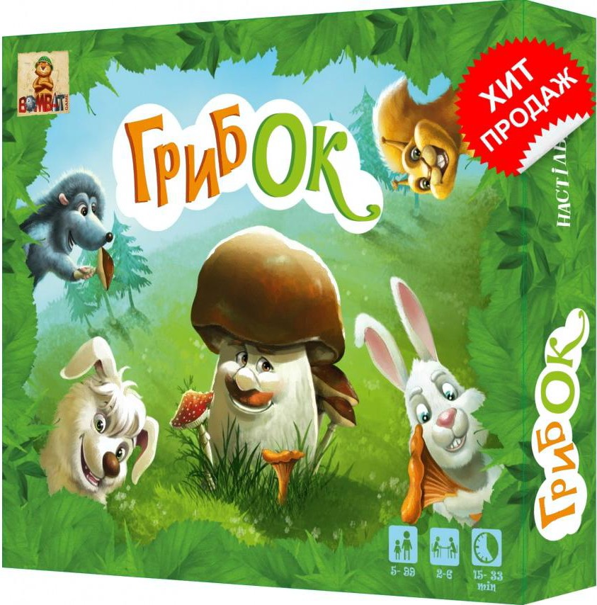 

Настольная игра Bombat Грибок / 0015, Настольная игра Bombat 0015 Грибок