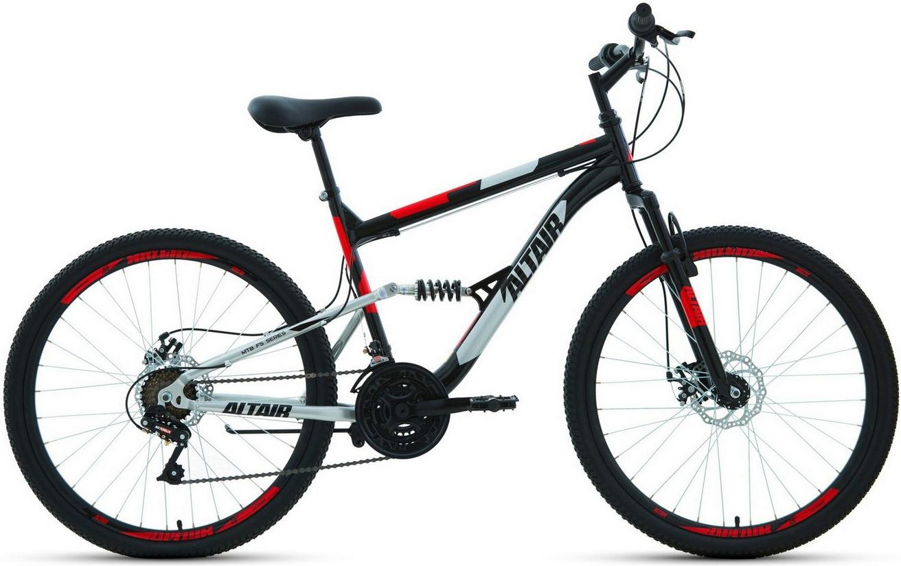 

Велосипед Forward Altair MTB FS 26'' 2.0 Disc 2021 рама 18 дюймов черный/красный [RBKT1F16E018], Велосипед Forward Altair MTB FS 26 2.0 Disc 2021 18' RBKT1F16E018 черный/красный