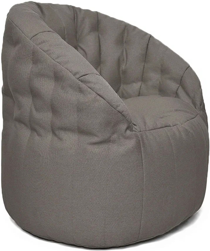 

Бескаркасное кресло Loftyhome Энджой XL рогожка Bagama Gray