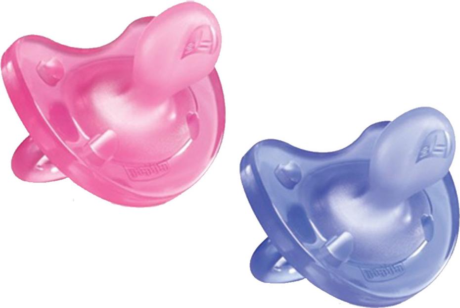 

Набор пустышек Chicco Physio Soft 6-12 мес 310210208 [00002732110000], Пустышка Chicco Physio Soft 6-12 мес для девочек 310210208 00002732110000