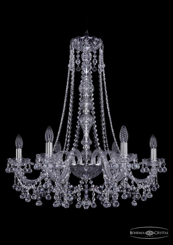 

Подвесная люстра Bohemia Ivele Crystal 1409/6/240/h-75/Ni