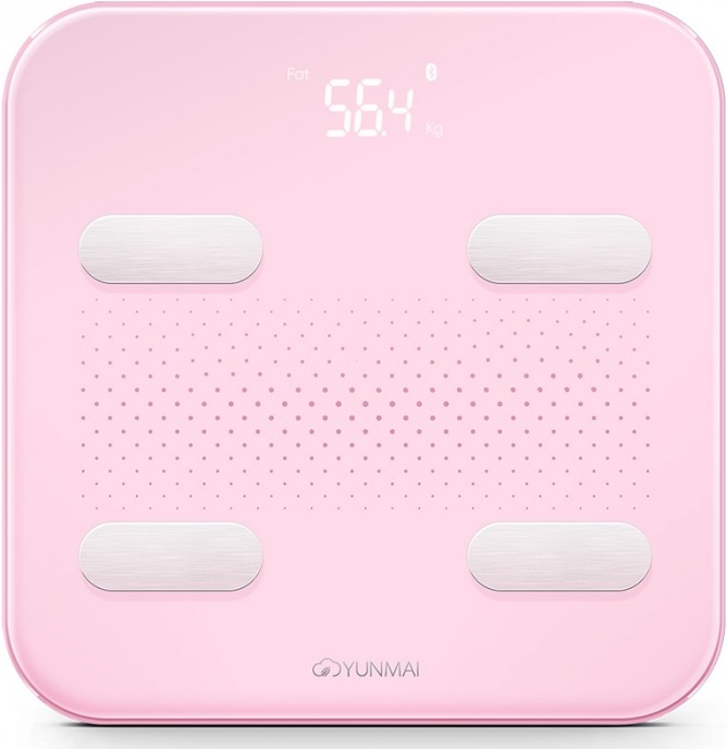 

Напольные весы Yunmai S Pink [M1805 Pink], Напольные весы YUNMAI S Smart Scale M1805GL pink