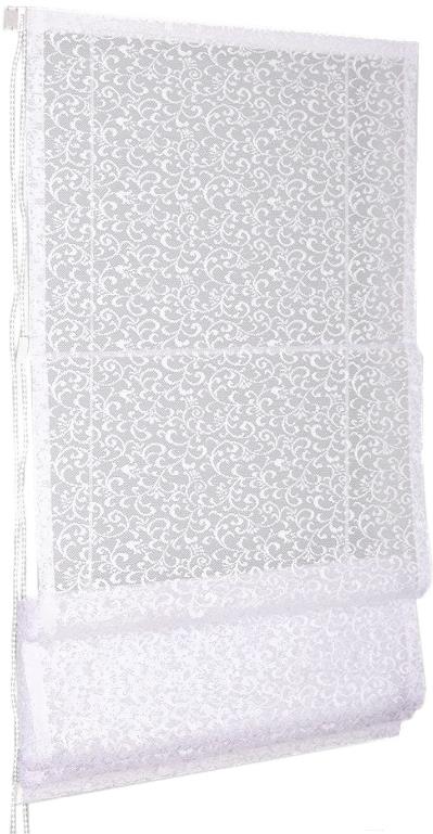 

Римская штора Delfa Мини Retro СШД-01М-165/0010 43x160 белый, Мини Retro СШД-01М-165/0010 43x160