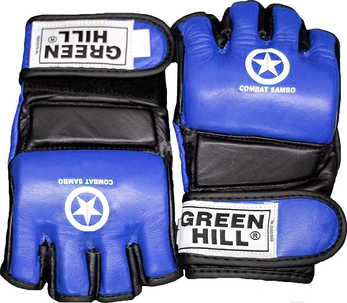 

Перчатки для единоборств Green Hill COMBAT SAMBO MMR-0027CS XL синий, COMBAT SAMBO MMR-0027CS XL