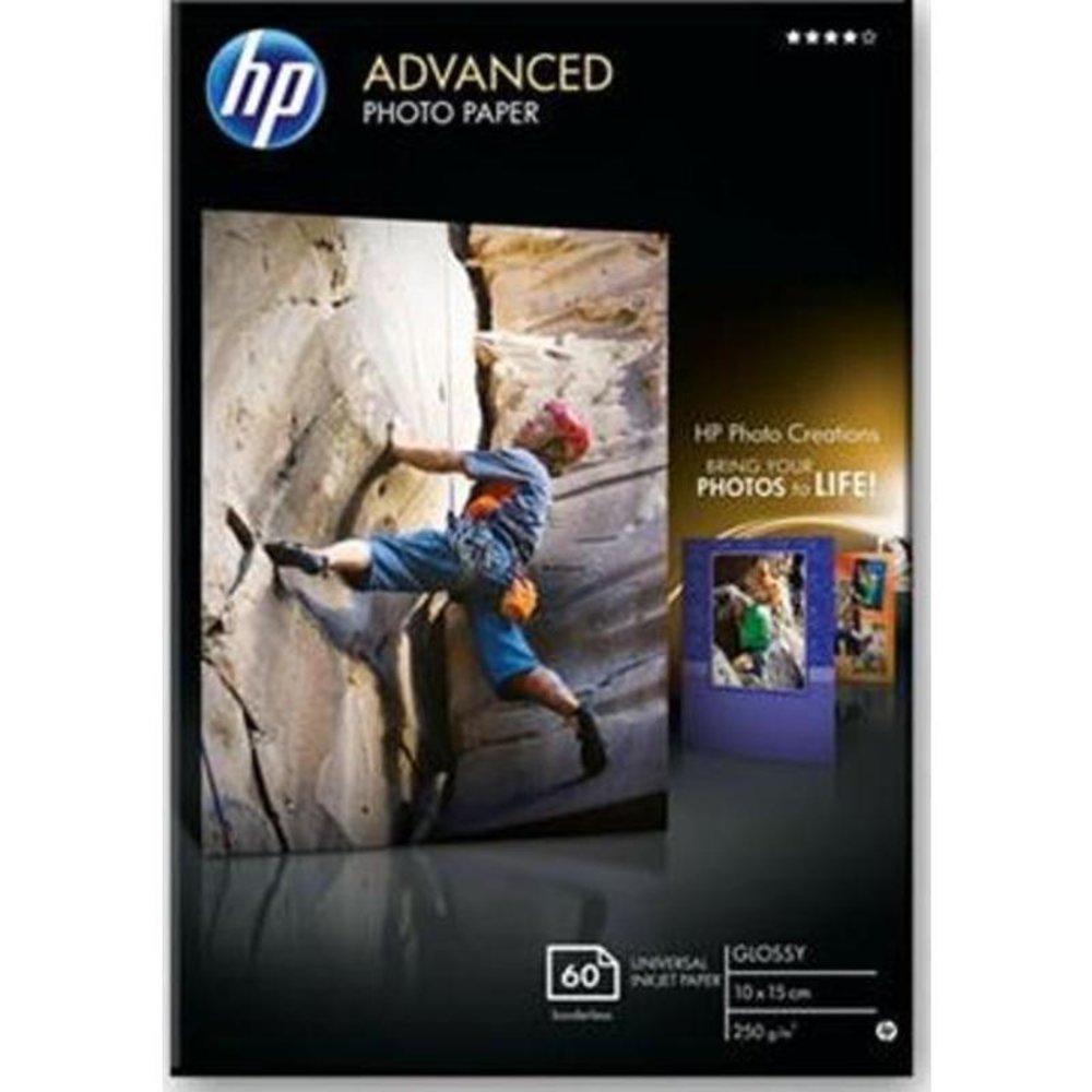 

Фотобумага HP Advanced Glossy Photo Paper 10x15 60 листов [Q8008A], Advanced Glossy Photo Paper 10x15 60 листов