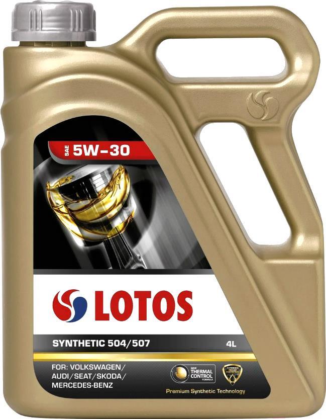 

Моторное масло Lotos Synthetic 504/507 5W-30 4л