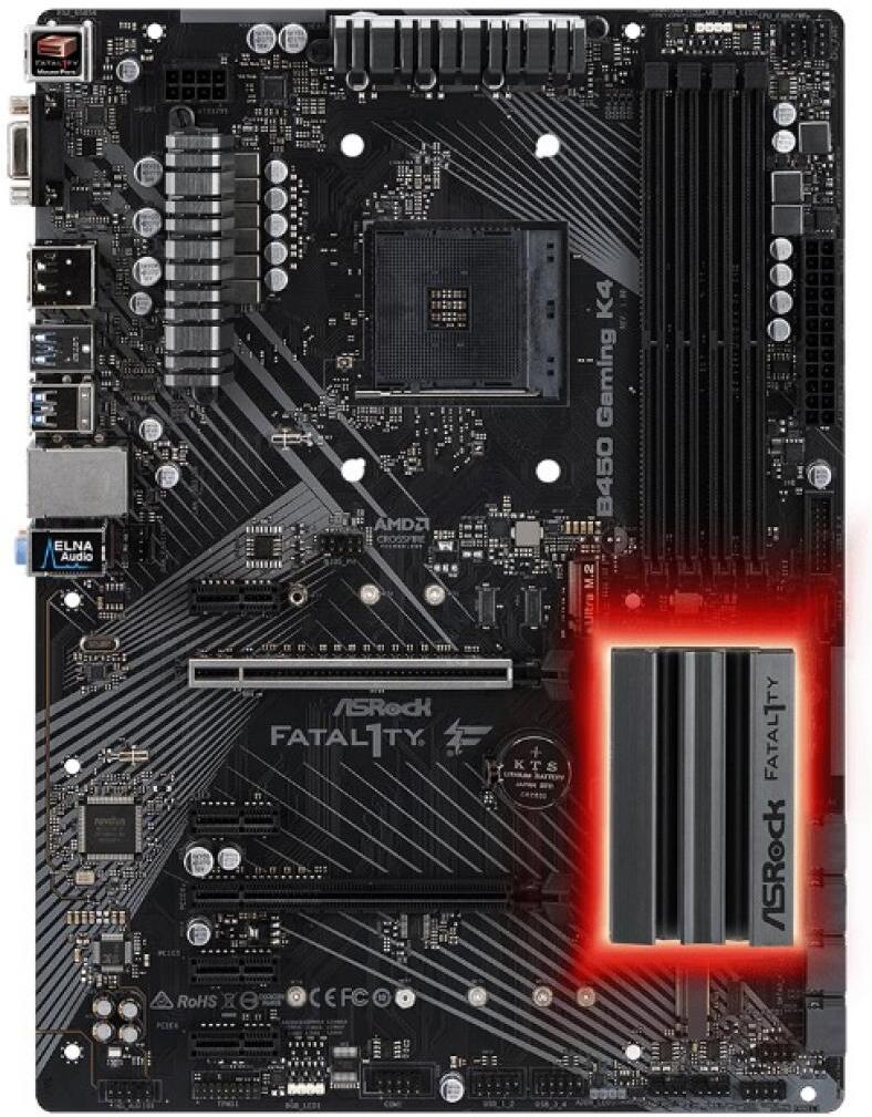 

Материнская плата ASRock Fatal1ty B450 Gaming K4, Материнская плата AsRock B450 GAMING K4 (AsRock B450 GAMING K4 (AMD B450) (4xDDR4))