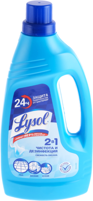 

Дезинфицирующее средство для пола Lysol Свежесть океана, 850мл