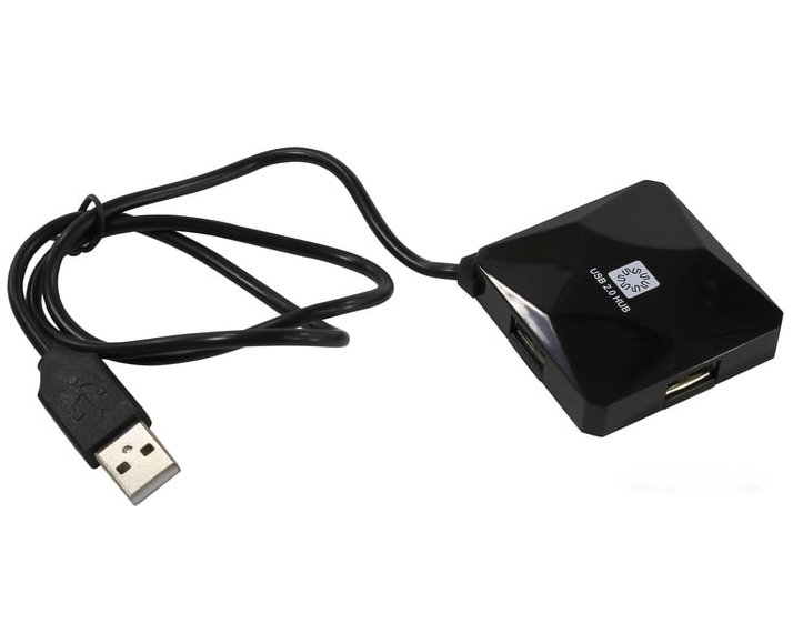 

USB-хаб 5bites HB24-202BK, HB24-202BK