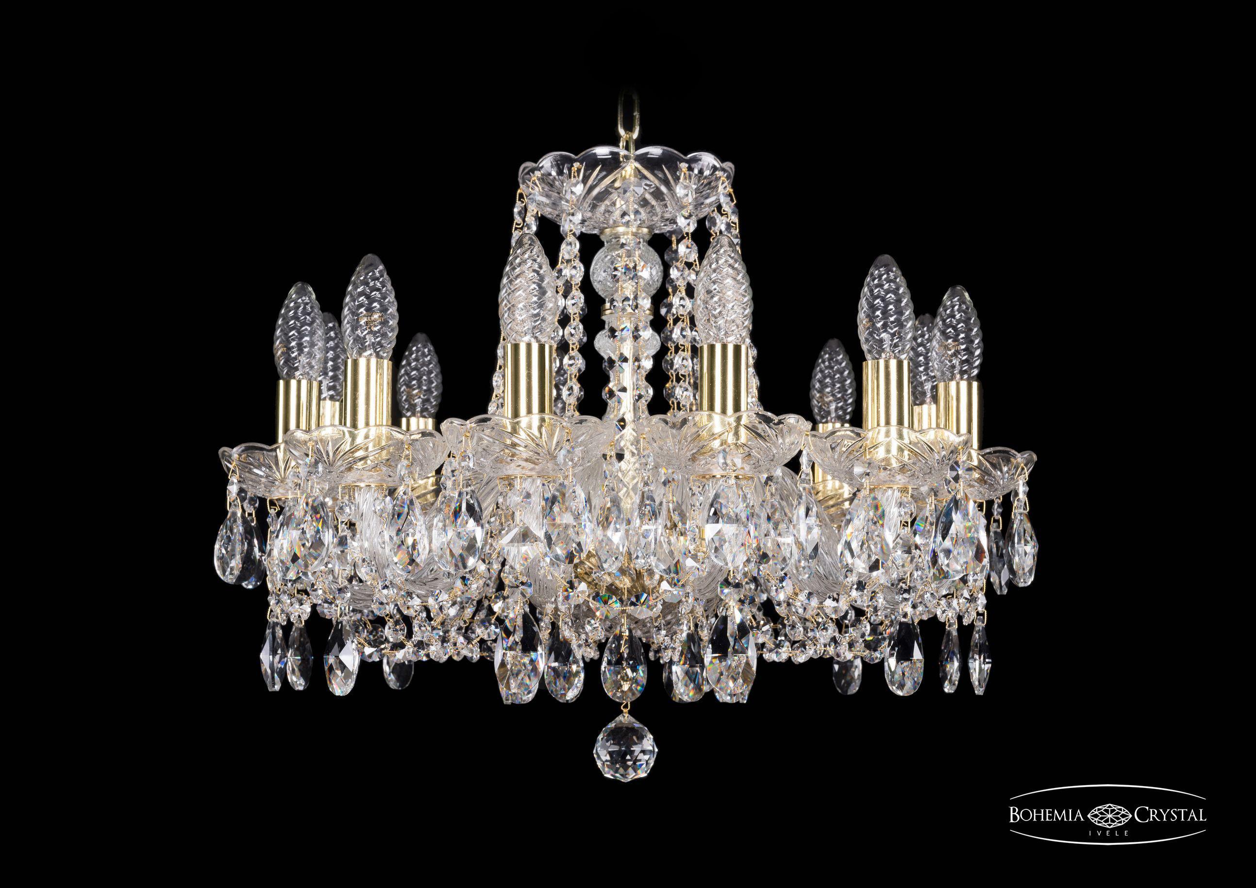 

Подвесная люстра Bohemia Ivele Crystal 1402/12/160/G