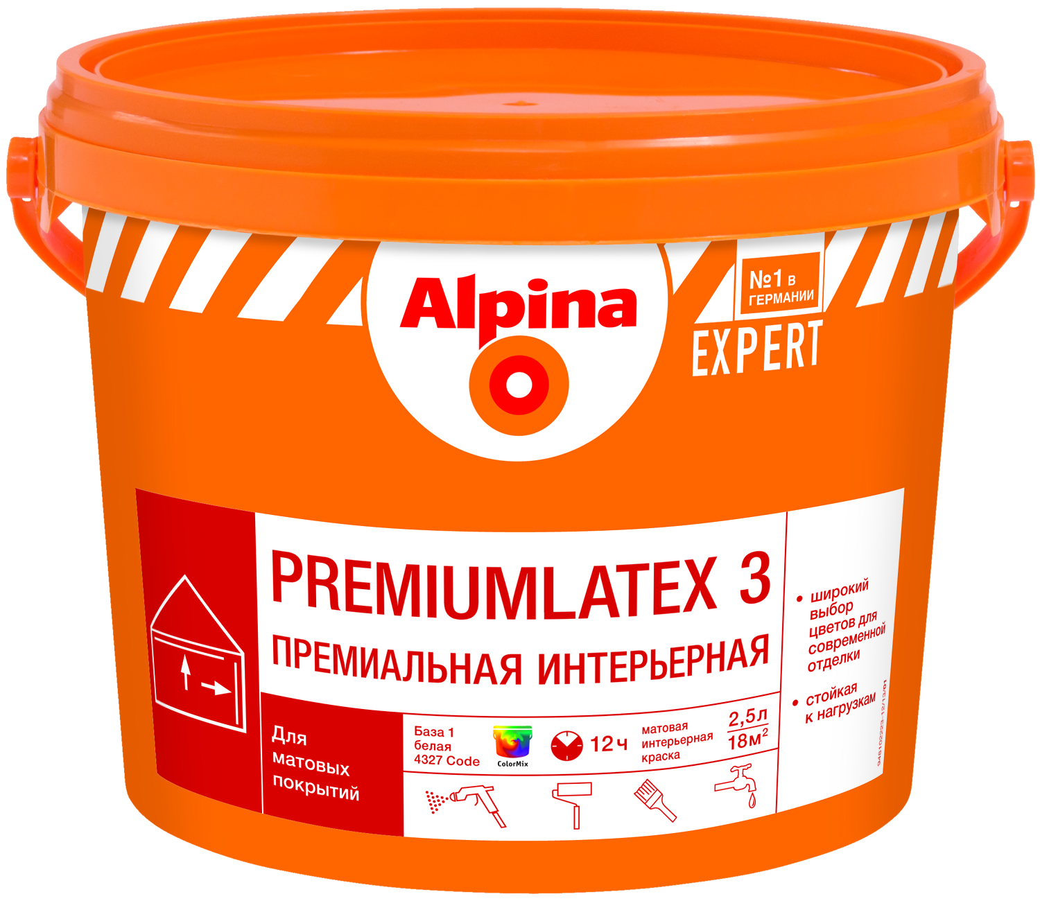 

Краска Alpina Expert Premiumlatex 3. База 1 10л