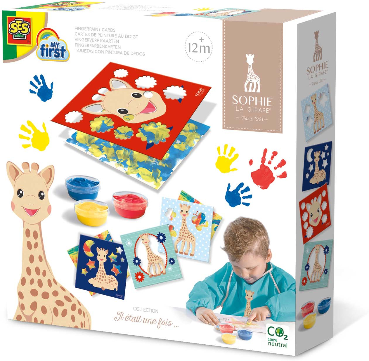 

Набор для рисования пальчиковыми красками SES Creative My first Sophie la girafe (14493)