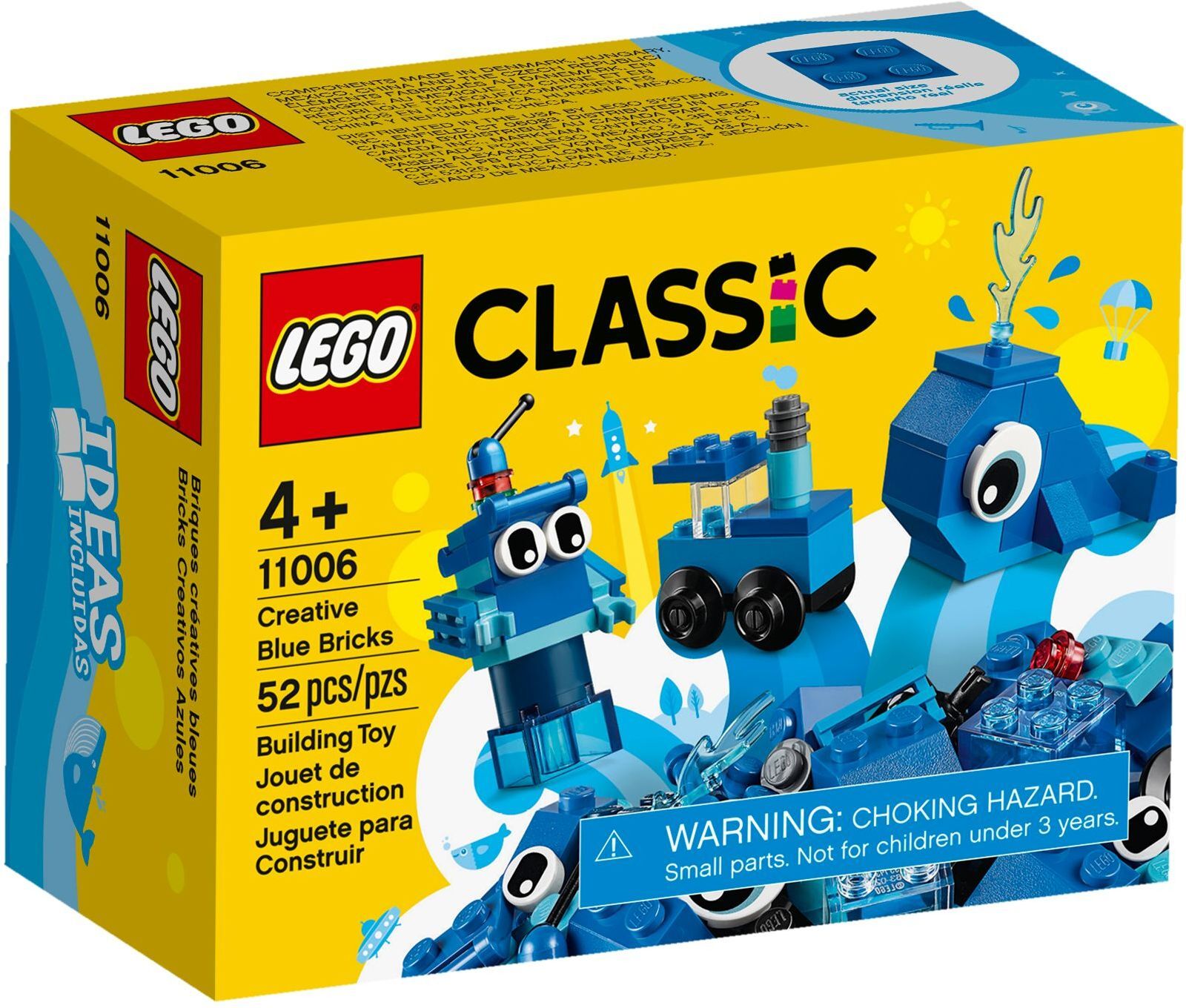 

Конструктор LEGO Синий набор для конструирования [11006], Конструктор LEGO Синий набор для конструирования 11006