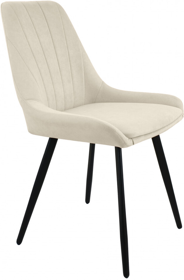 

Стул Гальваник Марино лофт Catania Ivory/черный муар