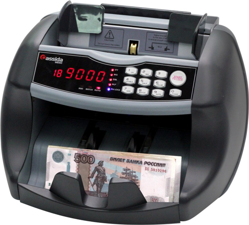 

Счетчик банкнот Cassida 6650 UV/MG