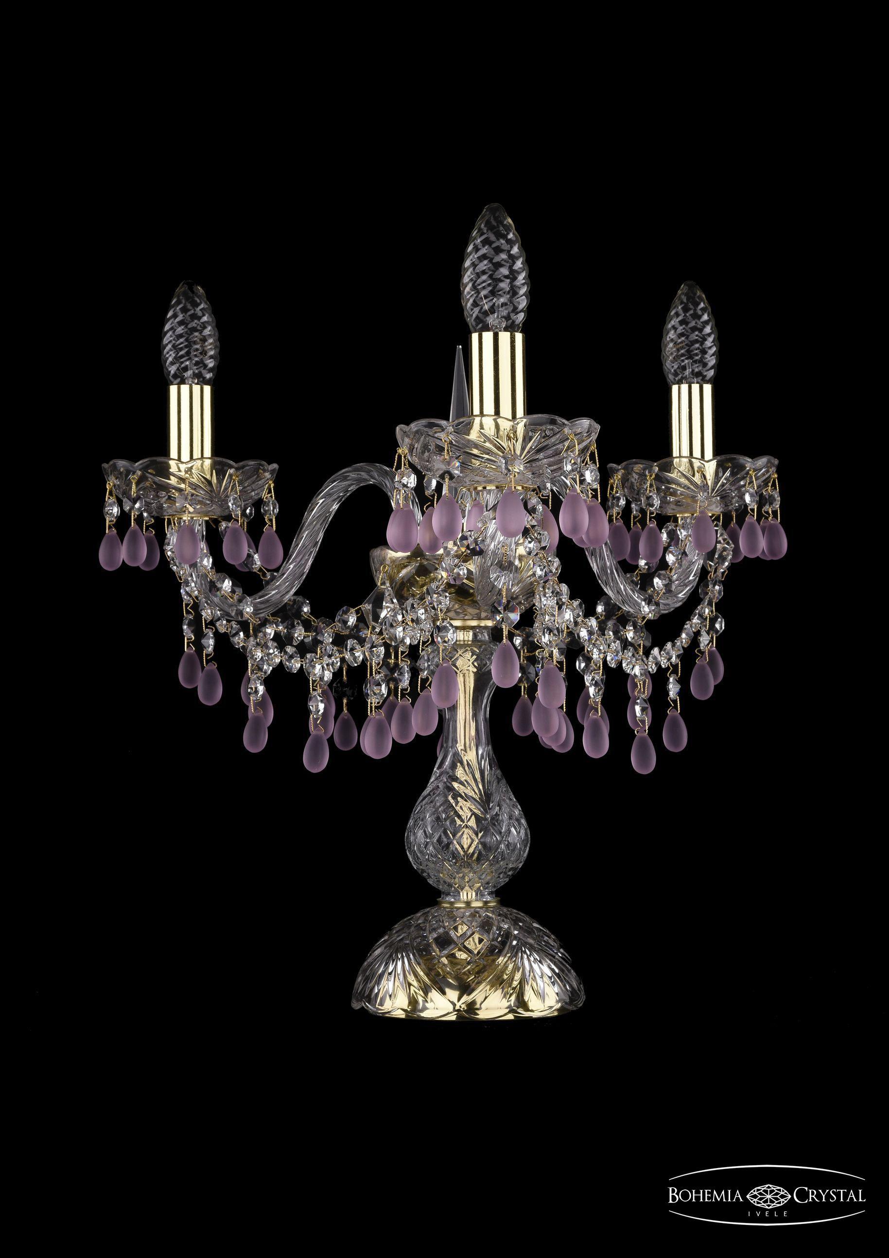 

Подвесная люстра Bohemia Ivele Crystal 1410L/3/141-39/G/V7010, Настольная лампа Bohemia Ivele Crystal 1410L/3/141-39/G/V7010