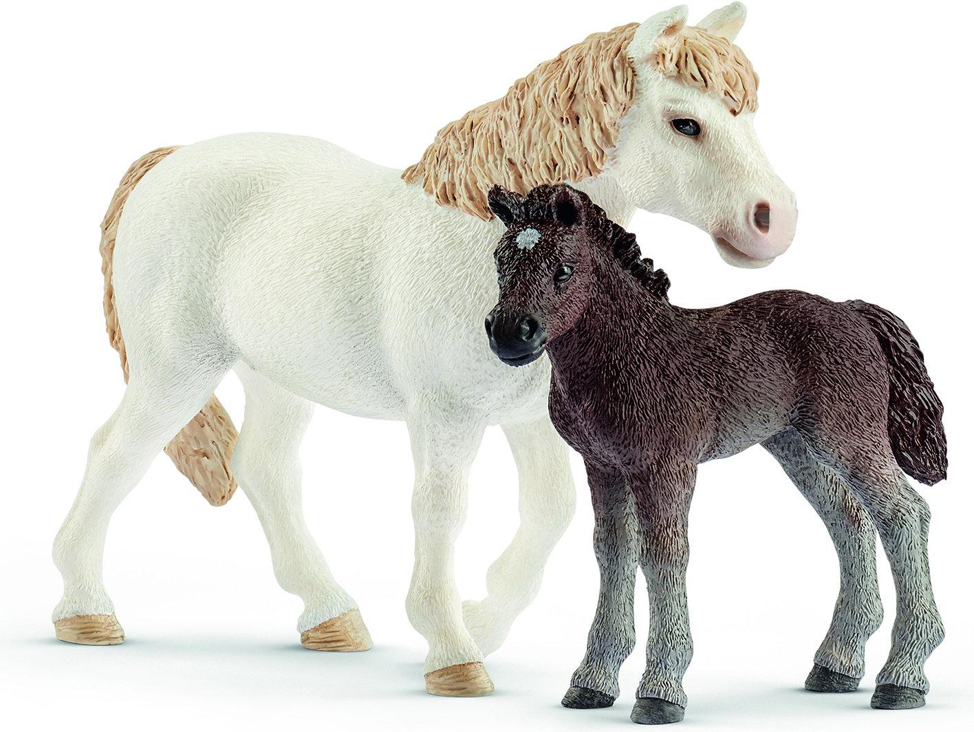 

Игрушка Schleich Кобыла пони и жеребенок [42423], Кобыла пони и жеребенок