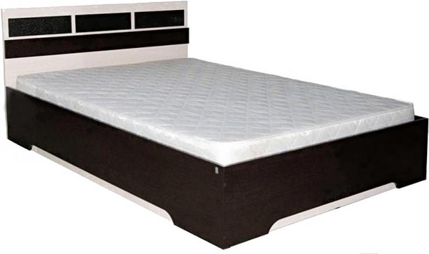 

Кровать SV-Мебель Спальня Эдем 2 160x200 дуб венге/дуб млечный, Спальня Эдем 2 160x200