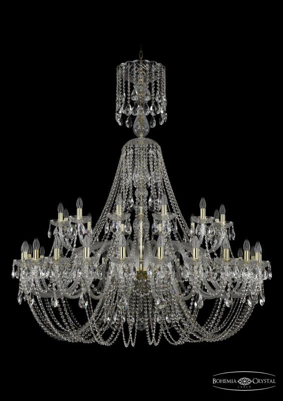 

Подвесная люстра Bohemia Ivele Crystal 1406/24+12/530/XL-160/G