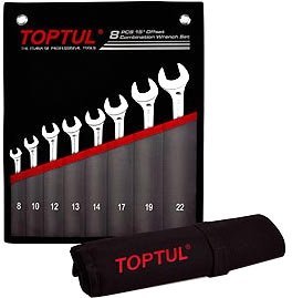 

Набор ключей Toptul GPCX0801 8 предметов, GPCX0801 8 предметов