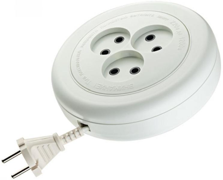

Удлинитель Perfeo RU Power 5м белый [PF_A4983], RU Power 5м