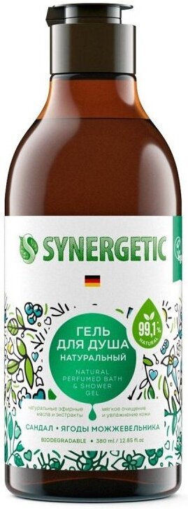 

Гель для душа Synergetic Сандал и ягоды можжевельника 380мл (9801040003)