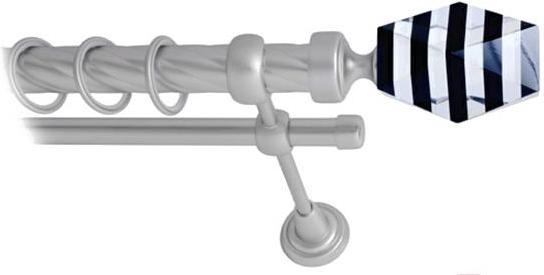 

Карниз Lm Decor Даймонд 135 2р витой 25/16мм 3м сатин, Даймонд 135 2р витой 25/16мм 3.0м